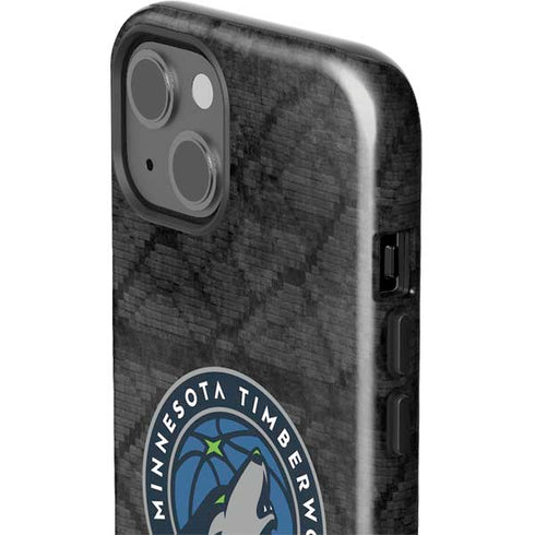 NBA Minnesota Timberwolves Dark Rust iPhone 15 Impact Case